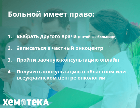 сомнения в назначенном лечении