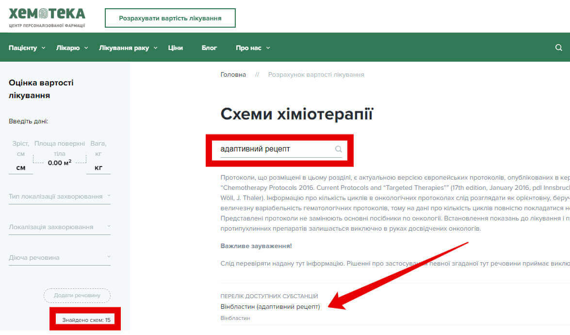 Новий розділ, адаптивні схеми та інші удосконалення веб-платформи «Хемотеки» - фото 6